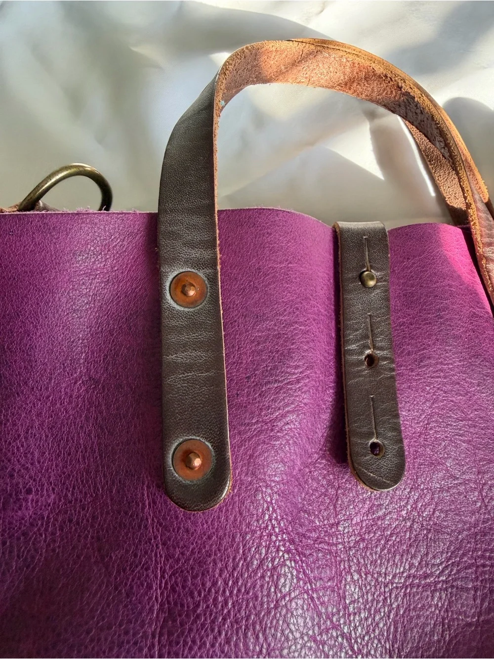 Go Forth Goods mini Avery in grape bison - Picture 5 of 10
